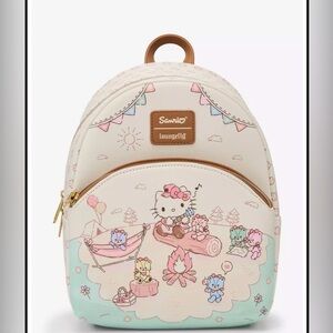 Loungefly Hello Kitty Tiny Chum Camping Mini Backpack bag purse